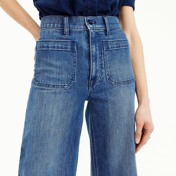 J. Crew Denim - J.Crew Point Sur Crop Wide Leg
